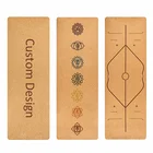 OEM ODM FDT factory printed customized color private label yoga mat eco friendly cork rubber wide yoga mat
