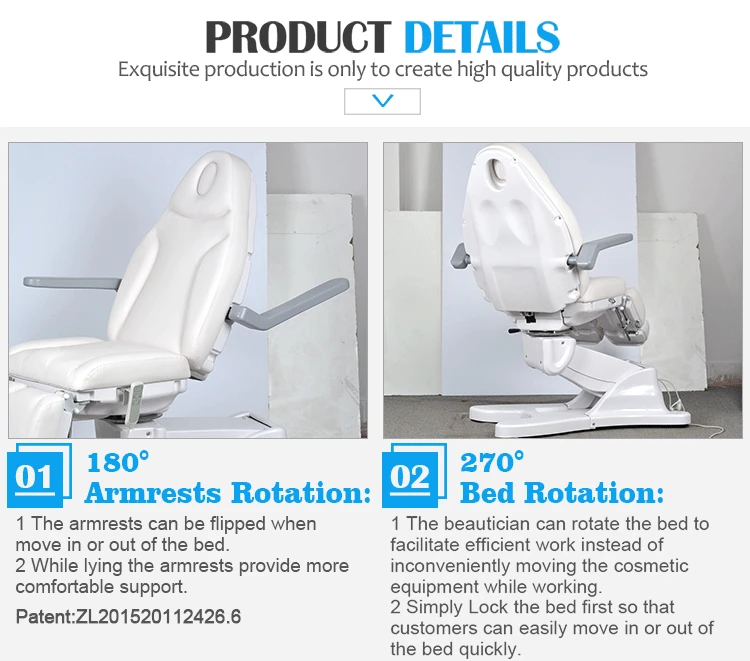 multi-function electric foot care chair massage bed with CE for hospital