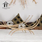 Custom home art furnishing articles iron art crystal floating ball decoration