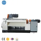 Log debarker and rounding machine for plywood