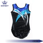 Patchwork Gymnastic Jumpsuit sleeveless Leotard for Sports dance Beautiful wear