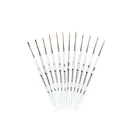 12 miniature brushes synthetic nylon kids artist oil paint brush prices