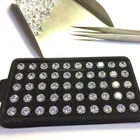 European Star Cut 8mm White Zircon Wax Casting Cubic Zirconia CZ Gemstone