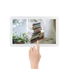 Hot white black 13 inch usb monitor touchscreen tablet android 7.1 win7 mini pc 12V