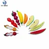 Novelty design fruit shape ball pen, fridge magnet pen, magnetic refrigerator pen