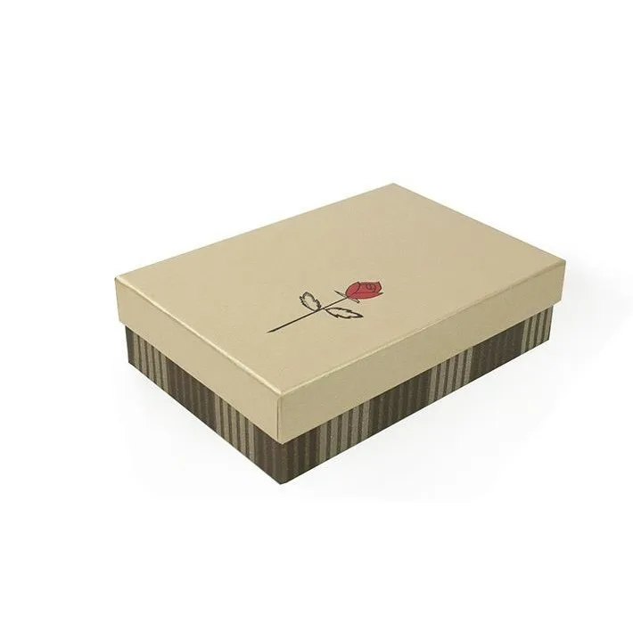 custom elegant design cardboard gift paper packaging box for
