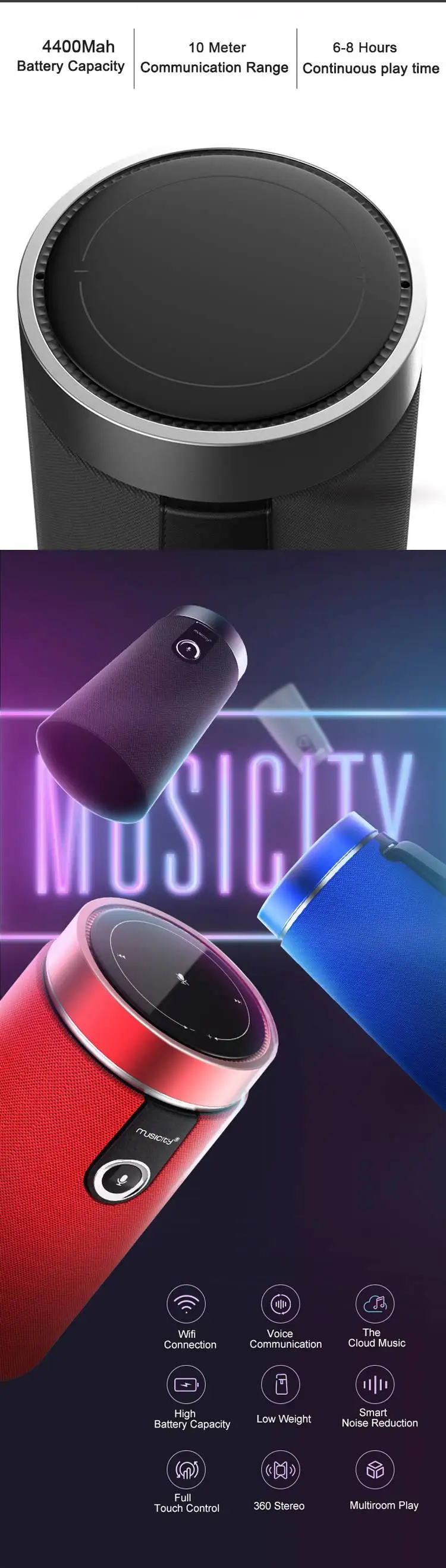 Wireless Amazon Micro Activated Intelligent Echo Dot Google Home Voice Controlled Speakers Ai Smart Alexa Speaker Wifi - ANKUX.COM