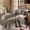 Taihu Snow Home Textile Oeko-Tex100 Silk Bedding Seamless Bed Linen Sheet Silk Bedding Set