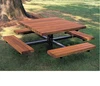Modern WPC slat table top garden table,modern wood set,teak dining tables