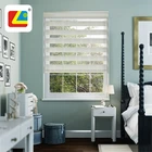 Latest Design Day And Night Zebra Window Roller Blinds Polyester Double-Layers Zebra Curtain Blinds