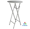Metal Folding High Bar Table With Wood Top Pub Bar Tables Wholesale