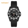 Free Shipping InTimes Private Design silicone band Watch Man 44mm 5ATM Water Resistant fashion CF068 model Custom Logo