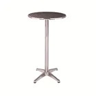 Outdoor stainless steel folding high bar cocktail table
