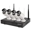 Home security mini wireless nvr kit 4ch 960P wifi cctv camera system Include hard disk
