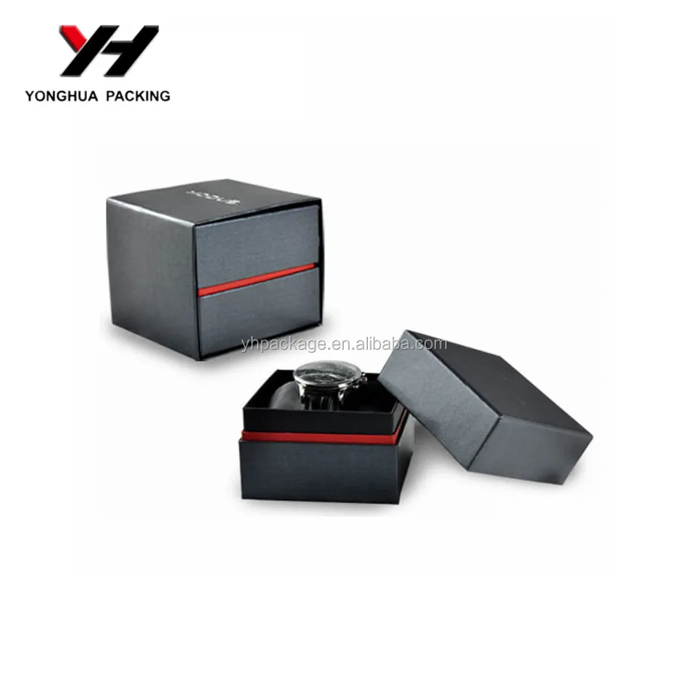 china supplier black gift box watch packaging box for gift