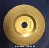 brazing diamond saw blade / glass cutting disc / tiles do not rip 100mm gold bowl grinding disc