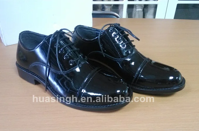 shining leather shoes