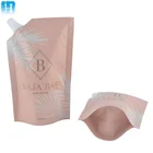 China products high quality doypack liquid stand up pouch plastic spout Nylon bag