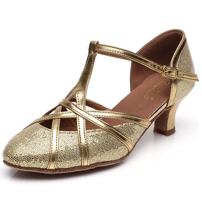 Brand Dance Shoes Adult Female high-heeled 5cm 7cm 100% New Shoes Women's Companionship Ballroom Latin Tango Shoes