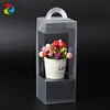 High quality clear plastic packaging flower box