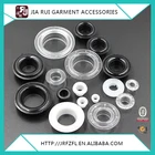 Black White Round Transparent Clear Plastic Grommets Eyelet
