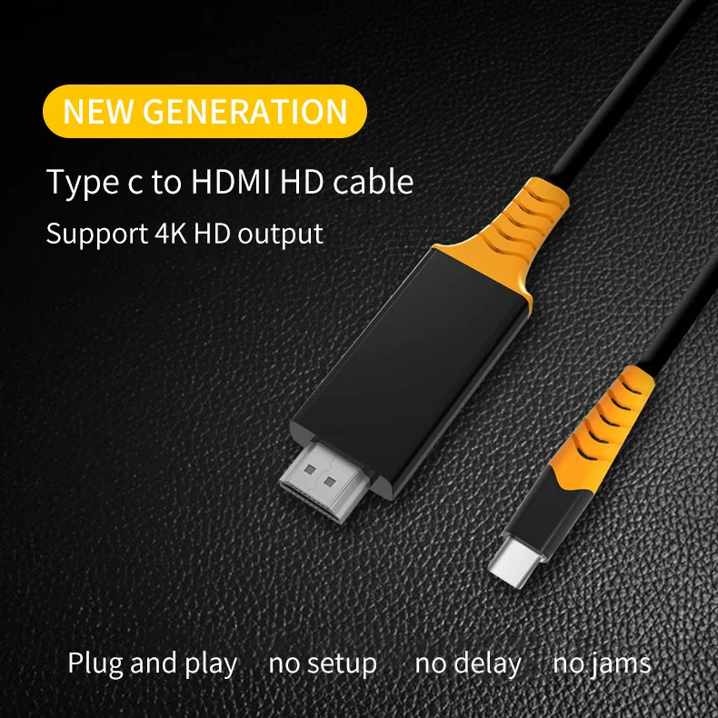 USB Type-C to HDMI Cable [Thunderbolt 3 Compatible] for MacBook Pro 2018/2017, MacBook Air/iPad Pro 2018, Surface Book 2 Samsung - ANKUX.COM