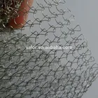 knitted yarn/stainless steel knitted wire mesh