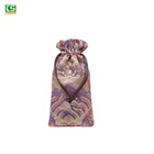 Custom Logo Small Fabric Velvet Jewelry Packaging Bags Convenient Microfiber Drawstring Pouch Wholesale