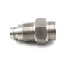 Ram Hose Adapter Nipple,Stainless Steel Hydraulic Tube Nipple and Tube Adapters