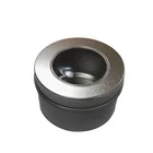 Custom Tin Tube Packaging, Tin Round Container Clear Lid, Wholesale Tea Tin