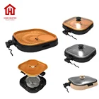 Indoor Tabletop Smokeless Electric BBQ Grill With Thermostat And Grill height adjustable For Home use