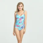 China manufacturer custom private label printed swimwear one piece swimsuit