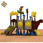 Latest Arrival Fashion Multifunction Miracle Pirate Ship Theme Kids Game Center Playground Wooden Swing Set