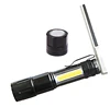 High Quality USB Rechargeable Telescopic Zoom COB LED Light Portable Mini Flashlight With Pen Holder