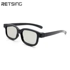 High Quality Real D Circular Polarized 3D Glasses Used at 3D TV Cinema