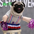 Wholesale Factory Funny Word Cup Cheering Squat Dog Cat Clothing Pet Accessory Toy Costume Clothes