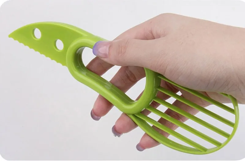 3 In 1 Avocado Cutter Tool Slicer Cut In Half To Take Nuclear Peeler Scoop Green Tool Knife Cook Cutter Peeler Knife Tool KC1470