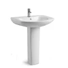 HS-4025 wash hand basin stand/ ceramic antique pedestal basins/ sanitary lavabo basin