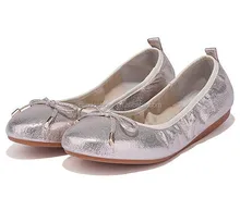 new elegant simple girls low cut flats footwear foldable ballet shoes