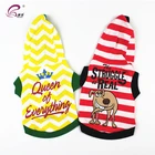 New Dog Clothes 100% Cotton Dog T-shirt Pet Cartoon Clothes