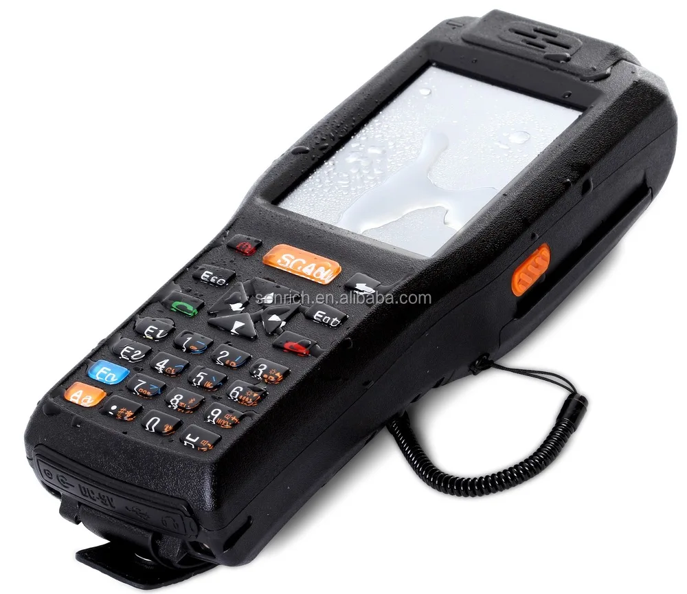 Handheld Barcode Scanner Pda With Themal Printer Factory Price Made In