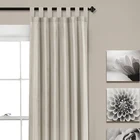 MORGAN TAB TOP CURTAIN NATURAL 110*213CM window curtain for home decoration Drapes 50"-Wide Multi Length