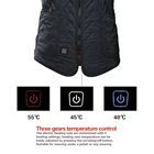 Vest Electric 5v Outdoor Intelligent Battery Operated Rechargeable Safety Adjustable Carbon Fiber Heated Vest For Men And Women