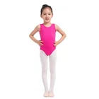 hot pink gymnastic leotard fuchsia tank costumes ballet dance kids leotard for girls
