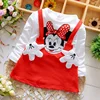 mickey mouses clothes baby girl wool daily wear dresses for little girls QGD-8338