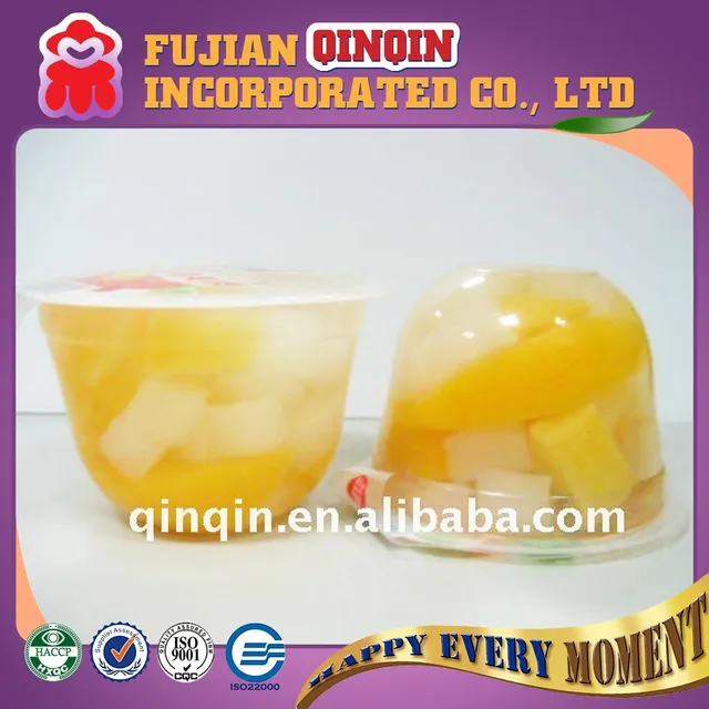 200g nutritious juicy jelly mixed fresh real fruit slices