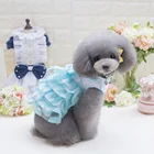 New pet apparel clothing floral skirt for puppy dogs design