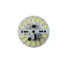 9W high voltage bi-color smd 2835 AC220V high power Dimmable LED round aluminum pcb board Module with Capacitor