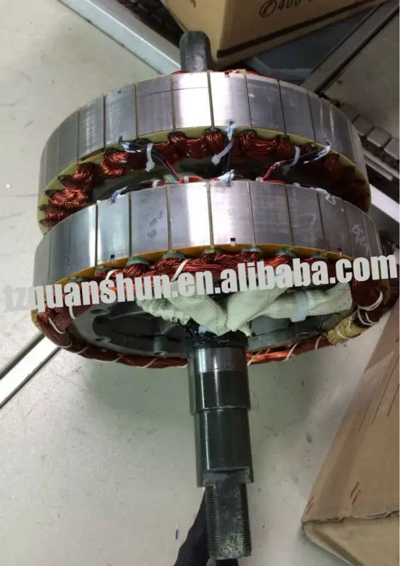 10inch 205 3000W dual double stator brushless DC hub motor for electric