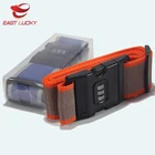 Custom PP trolley travel bag luggage belt with digital lock